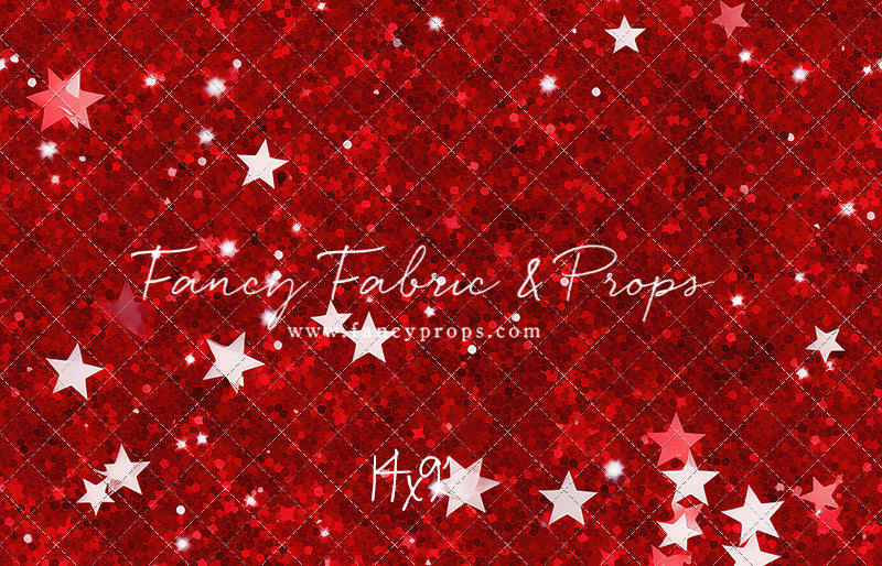 Starry Red Sparkle