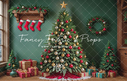 Stockings & Spruce - with Sweep Option