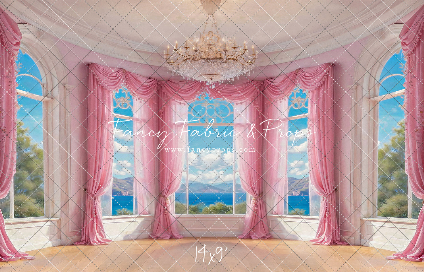 Summer Season Victorian Window - Wood Floor - With Sweep Option