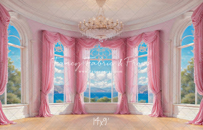 Summer Season Victorian Window - Wood Floor - With Sweep Option