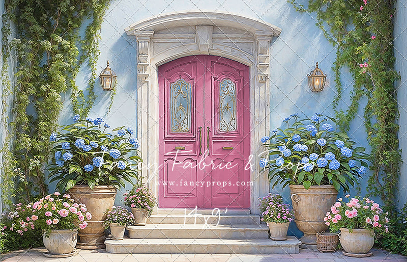 Summertime Patio - Pink Door - With Sweep Option