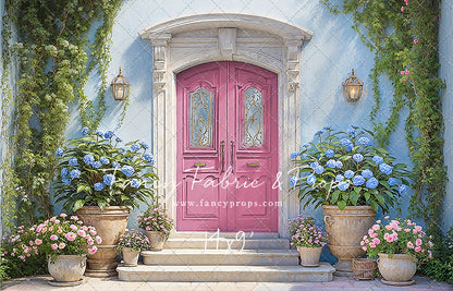 Summertime Patio - Pink Door - With Sweep Option