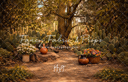 Sunlit Cactus Garden - With Sweep Option
