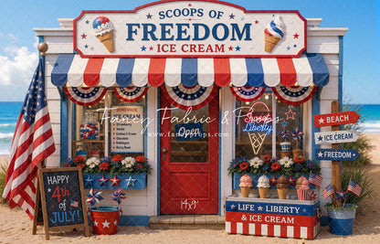 Sweet Liberty Ice Cream - With Sweep Option