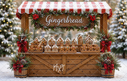 Sweet Spruce Gingerbread Stand - With Sweep Option