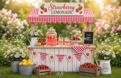 Sweet Strawberry Sips - With Sweep Option