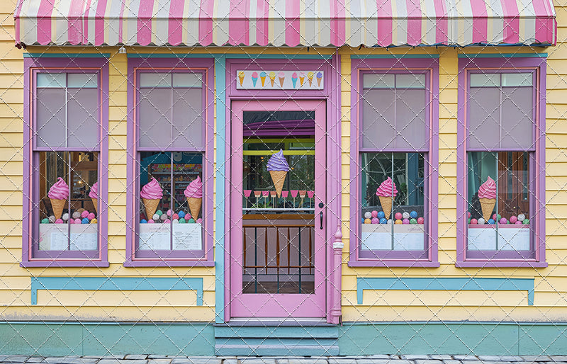 Sweet Summer Ice Cream Shop - With Sweep Option