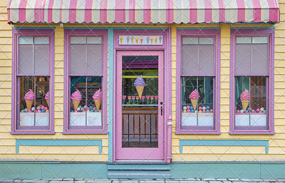 Sweet Summer Ice Cream Shop - With Sweep Option