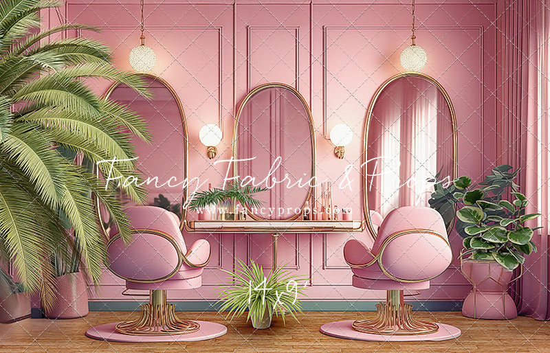 Teresa's Vanity - Wood Floor Option - With Sweep Option