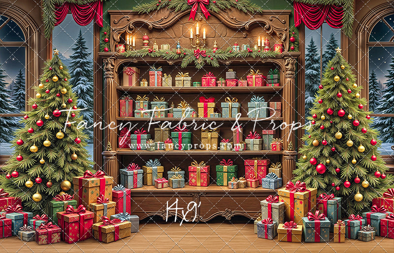 The Christmas Curio Cabinet - with Sweep Option