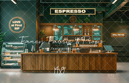 The Coffee Spot - White Floor Version - With Sweep Option