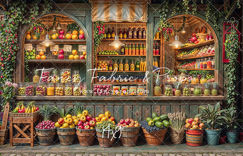 Tropical Fruit Market - With Sweep Option