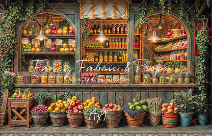 Tropical Fruit Market - With Sweep Option