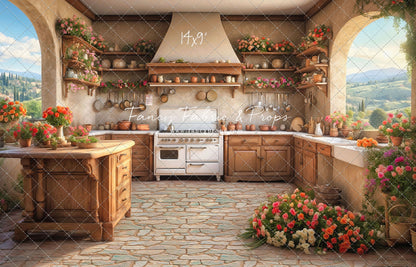 Tuscan Kitchen- With Sweep Option