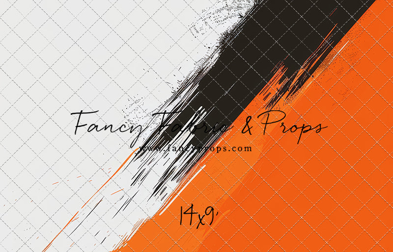 Varsity Orange & Black