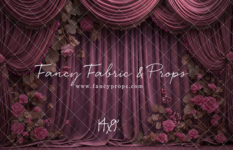 Vintage Plum Romance - With Sweep Option