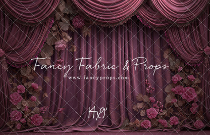 Vintage Plum Romance - With Sweep Option