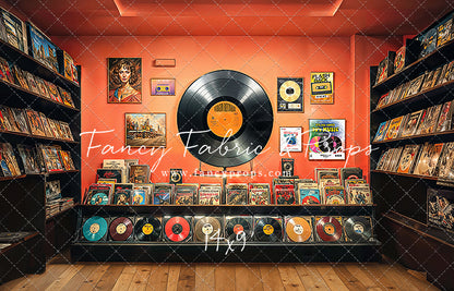 Vinyl Revival Room - Wood Floor Version