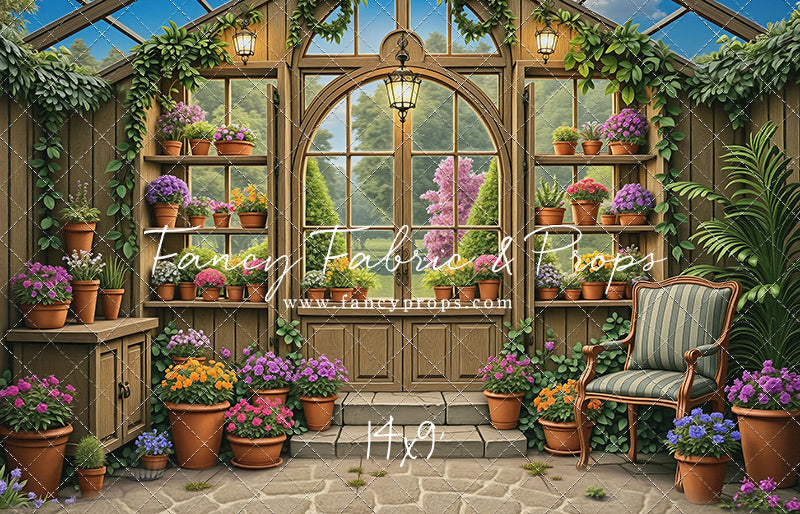 Violet Lavender Greenhouse - With Sweep Option