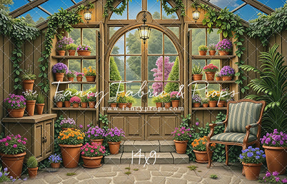 Violet Lavender Greenhouse - With Sweep Option