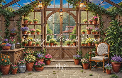 Vivid Blooming Greenhouse - With Sweep Option