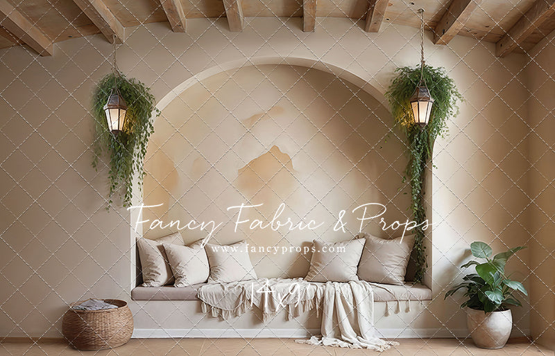 Warm Beige Comforts - Tile Floor - With Sweep Option