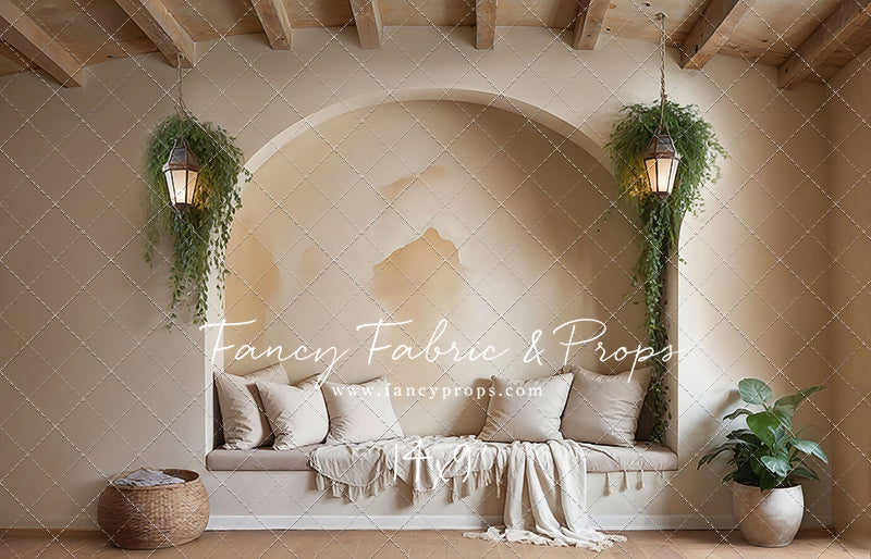 Warm Beige Comforts - Wood Floor - With Sweep Option