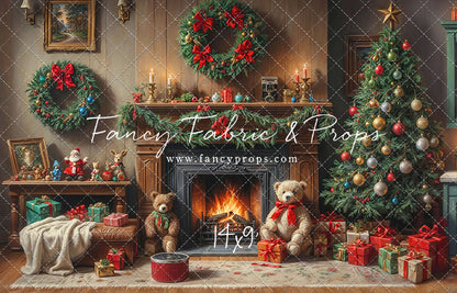 Warm Christmas Corner - With Sweep Option