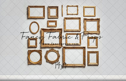 White Frame Wall - White Floor - With Sweep Option