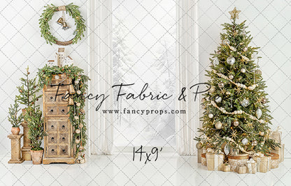 White Frost Christmas Window