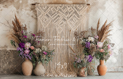 Wildflower Macrame - With Sweep Option