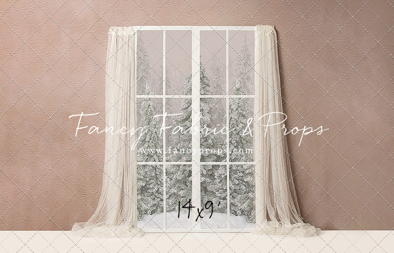 Woodland Winter Window