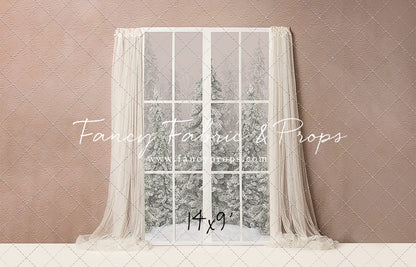 Woodland Winter Window