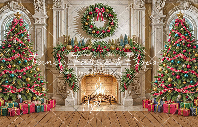 Yuletide Hearth - with Sweep Option