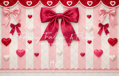 Bow Tied Valentine Wall - With Sweep Option