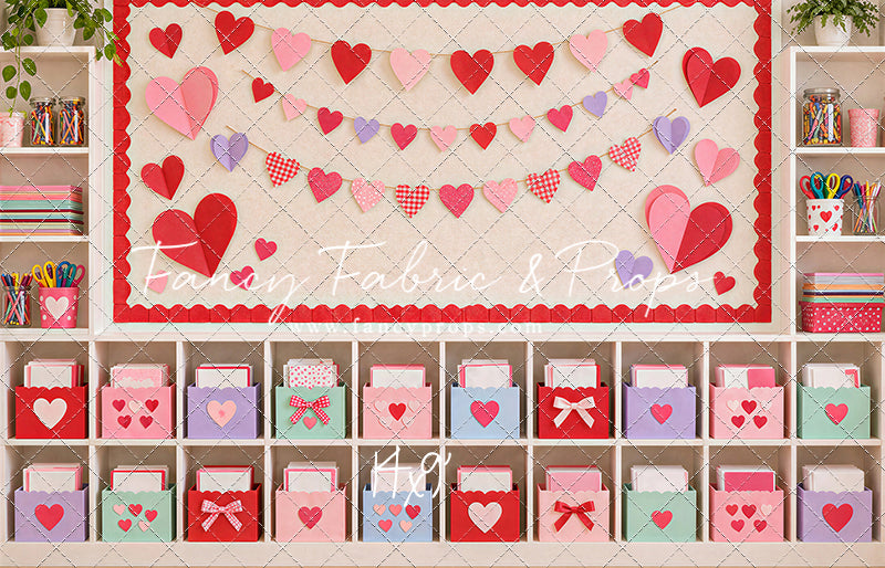 Cheerful Valentine Classroom - With Sweep Option
