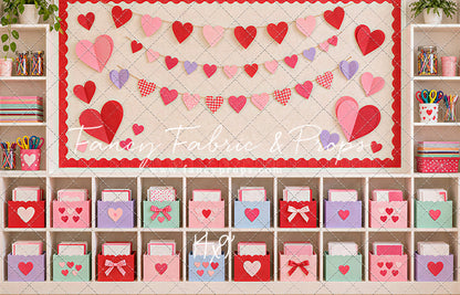 Cheerful Valentine Classroom - With Sweep Option