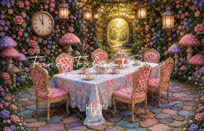 Pastel Tea Party - With Sweep Option