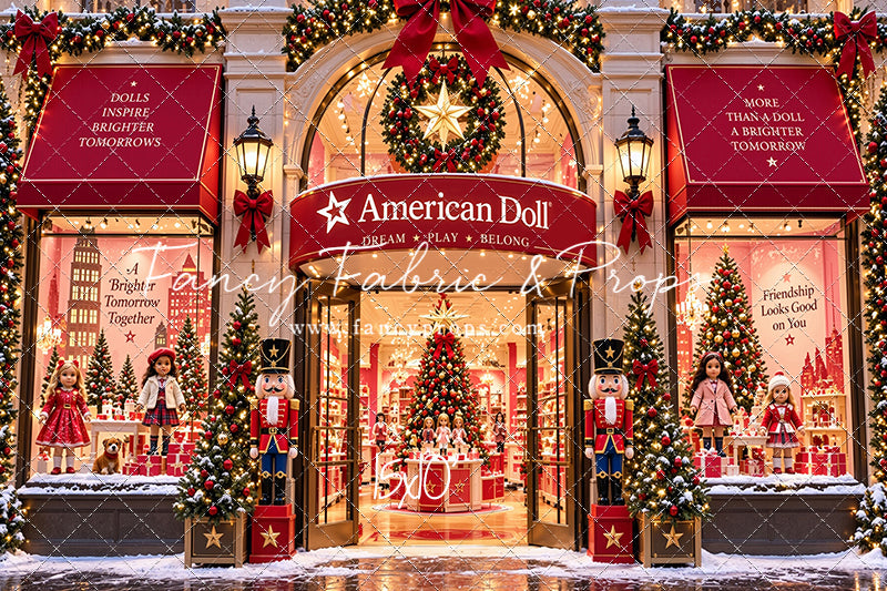 American Doll Holiday - With Sweep Option