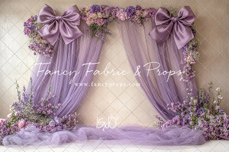 Amethyst Bow Blooms - With Sweep Option