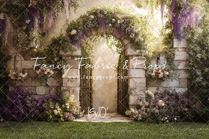 Amethyst Garden Gate - With Sweep Option