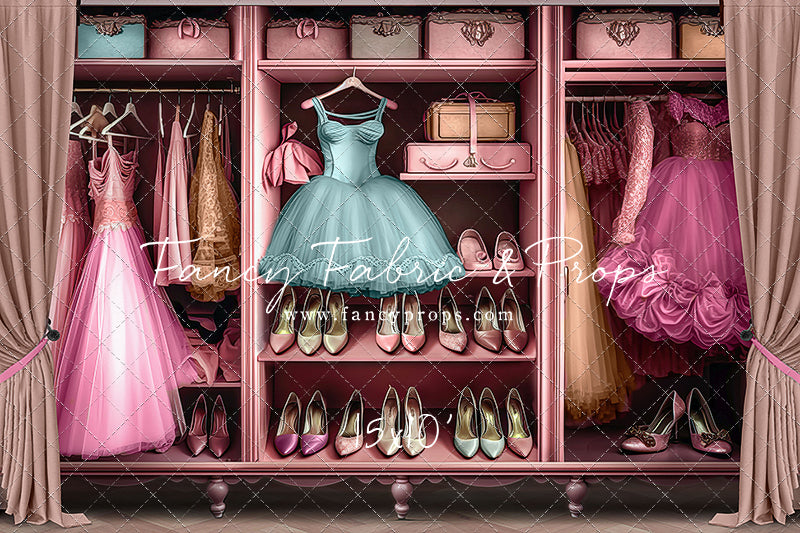 Barbie's Fabulous Wardrobe - Blue Dress Option - With Sweep Option