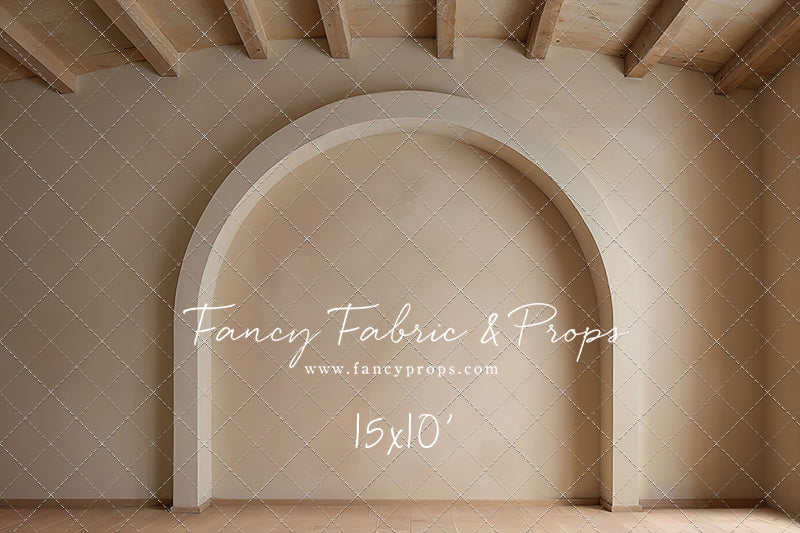Beige Elegant Arch - Wood Floor - With Sweep Option