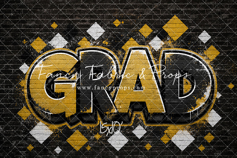 Black & Gold Grad - With Sweep Option