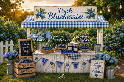 Blueberry Patch Market - With Sweep Option