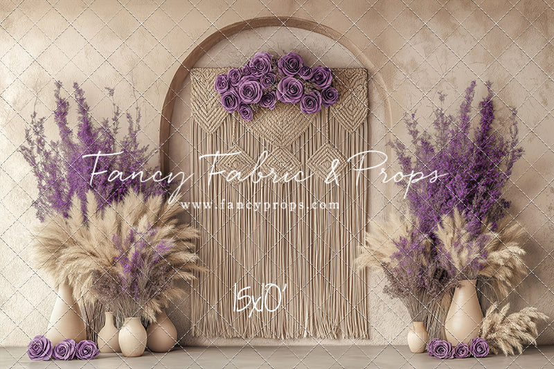 Bohemian Lavender Rose - With Sweep Option