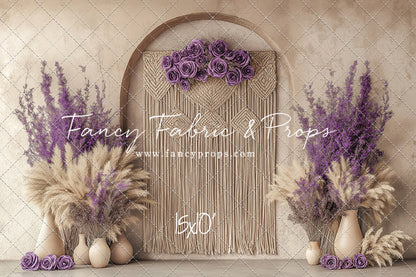 Bohemian Lavender Rose - With Sweep Option