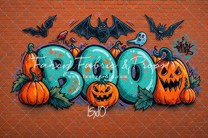Boo Crew Graffiti Wall - With Sweep Option