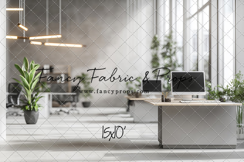 Bright & Modern Workspace - With Sweep Option