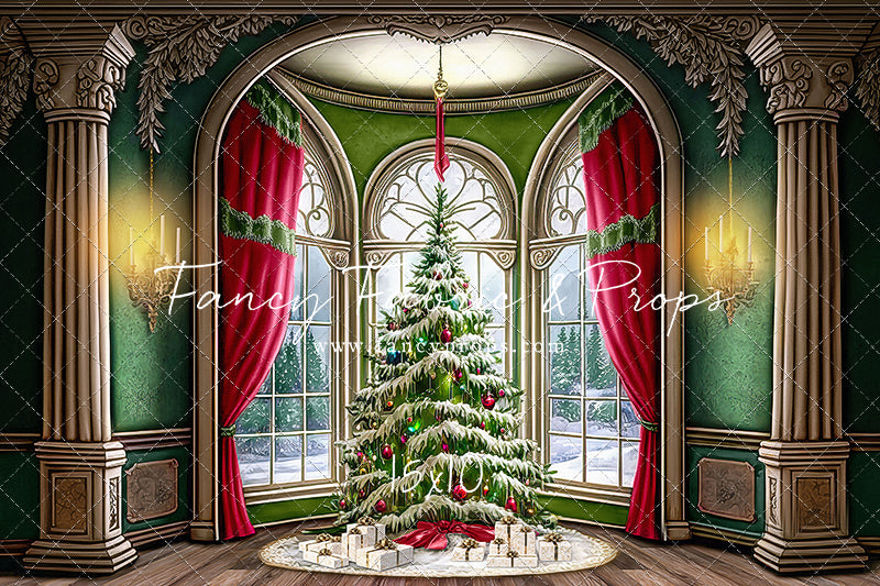 Cathedral Christmas - Wood Floor Option - with Sweep Option